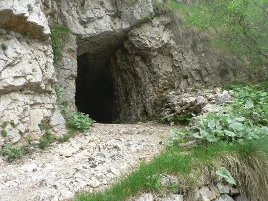 8ª galleria GENERALE CANTORE (galleria cannoniera), mt.23