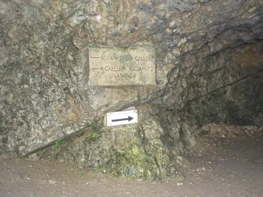 8ª galleria GENERALE CANTORE (galleria cannoniera), mt.23