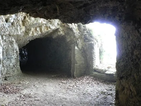 8ª galleria GENERALE CANTORE (galleria cannoniera), mt.23