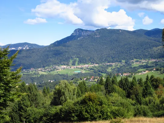Panorama verso cima Campolongo