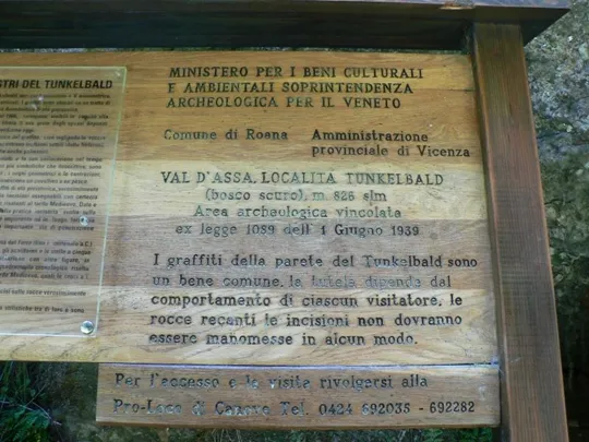 Val d'Assa - Area archeologica Tunkelbald