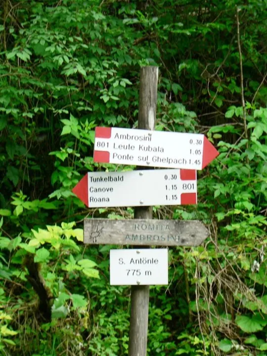 Val d'Assa - Verso S.Antönle