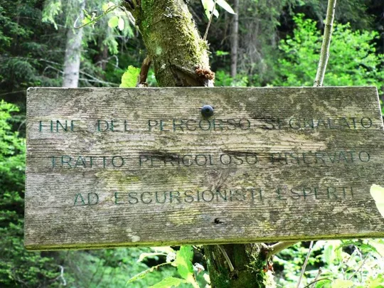 Val d'Assa - Fine del percorso