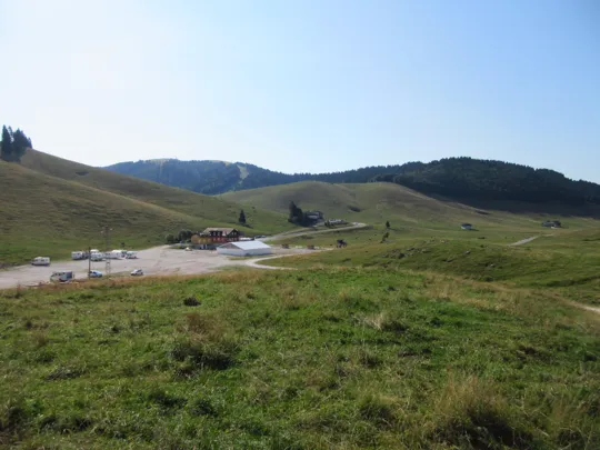 Vista sul parcheggio