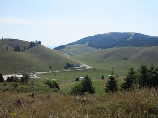 Panorama con il Monte Lisser