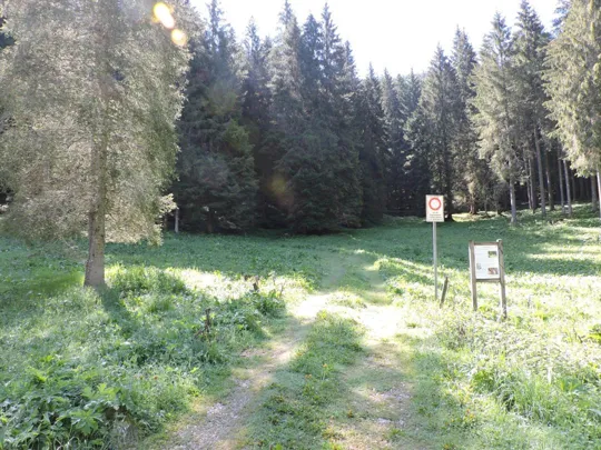 Voragine Sprunch - Inizio del percorso