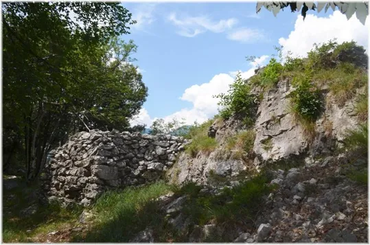 Bosco Caproni - trincee recuperate