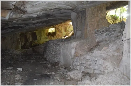 Bosco Caproni - le cave medie