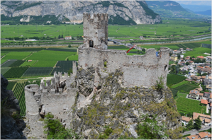 La parte superiore del Castello di Salorno