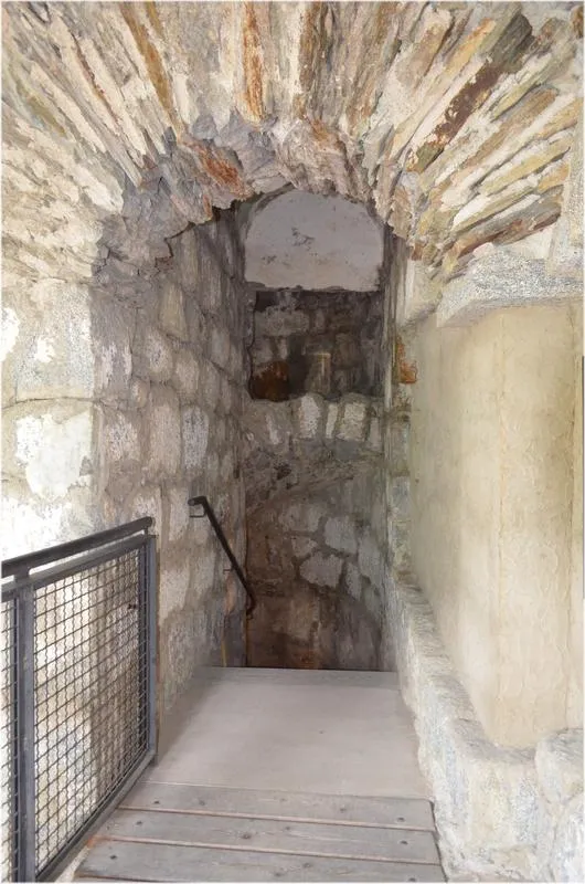 L'arrivo al piano superiore