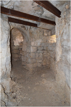 Fortificazioni Sorasass - la poterna