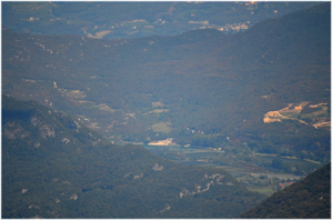 Il lago di Terlago visto dal Monte Casale