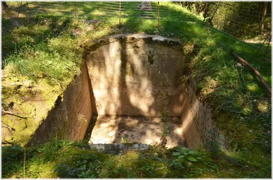 Campo trincerato Nagiá Grom - Cisterna per l'acqua