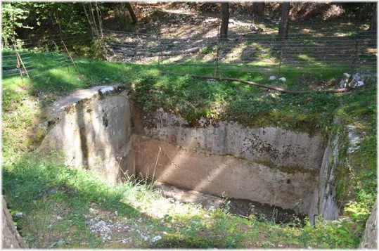 Campo trincerato Nagiá Grom - Cisterna per l'acqua