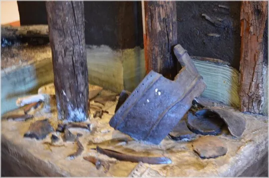 Oggetti rinvenuti sul fondo