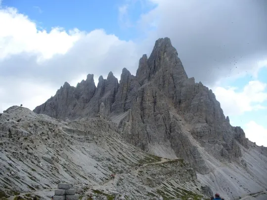 Locatelli - Il Monte Paterno visto dal rifugio