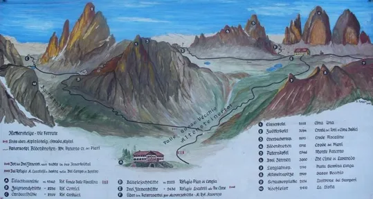 Locatelli - Panoramica sul comprensorio del Parco Naturale Dolomiti di Sesto