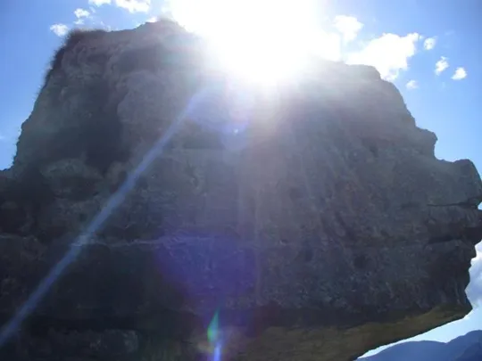 Altarknotto - Altra prospettiva della parte a sbalzo