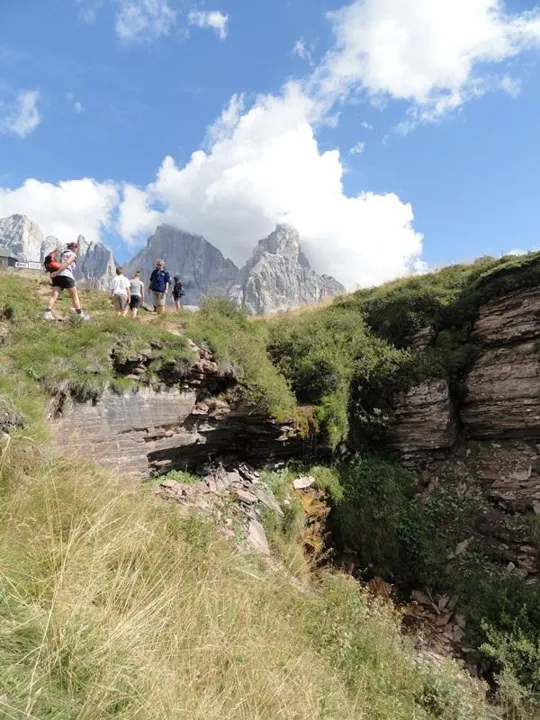 Baita Segantini - tratto del percorso