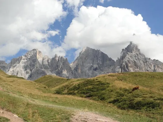 Baita Segantini - il gruppo della Pale di San Martino