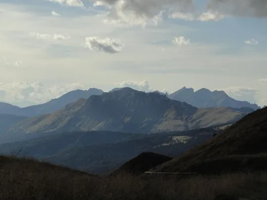 Baita Segantini - panorama sui Lagorai