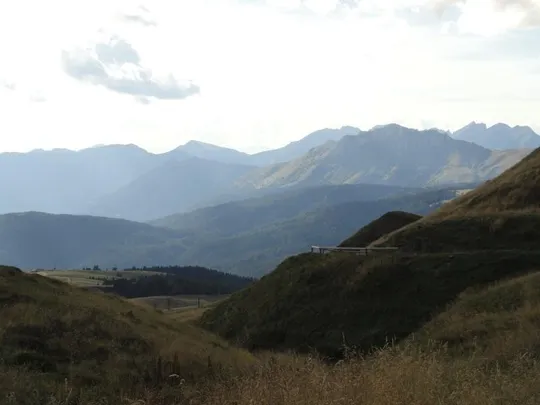Vista verso Paneveggio e Predazzo