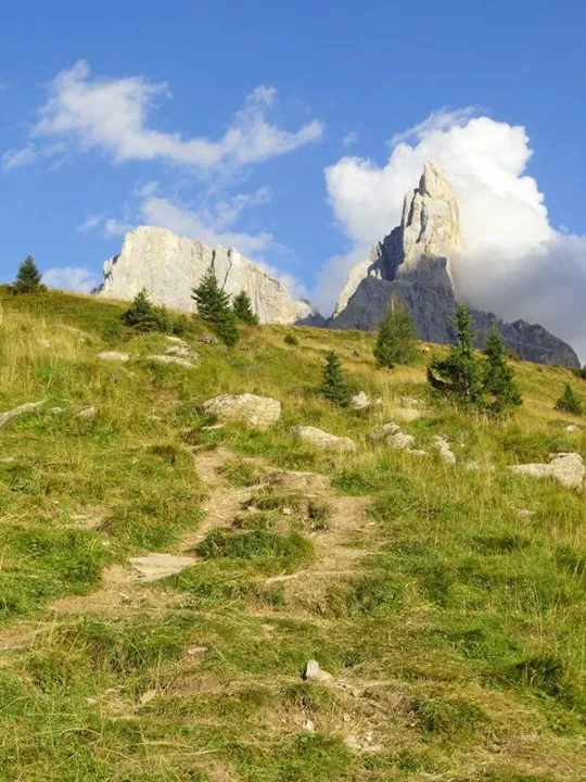 Baita Segantini - sentiero