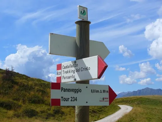 Trekking del Cristo pensante - Segnaletica