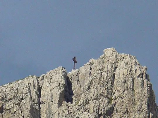 Trekking del Cristo pensante - particolare della croce