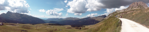 Baita Segantini - Panoramica verso Val Travignolo (Paneveggio-Predazzo)