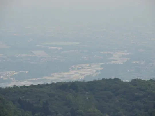 Si può notare l'alveo del fiume Brenta