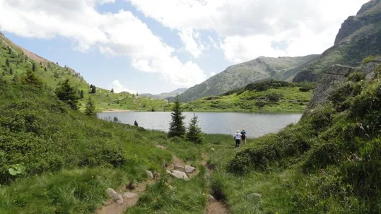 Colbricon - Il lago superiore verso Sud