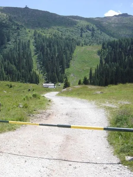 Colbricon - l'inizio del sentiero