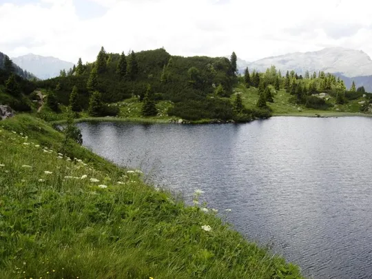 Colbricon - Uno scorcio del lago verso Nord-Ovest