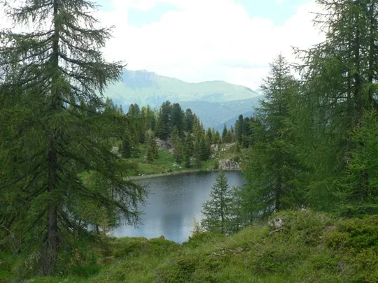 Colbricon - Il lago inferiore