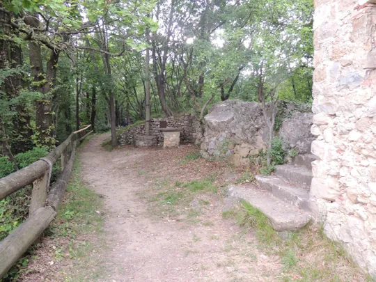 Scorcio sullo spiazzo laterale