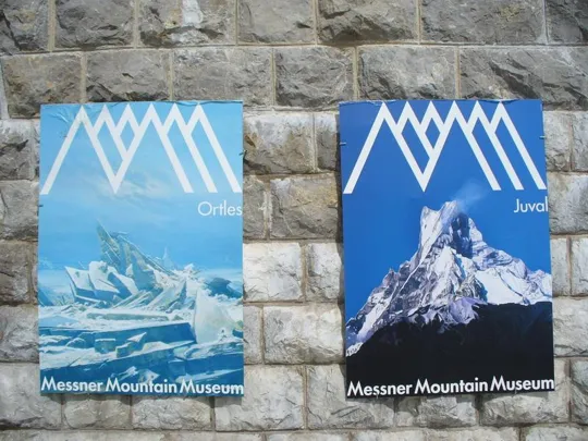 Poster dei Messner Mountain Museum - l'Ortles e lo Juval