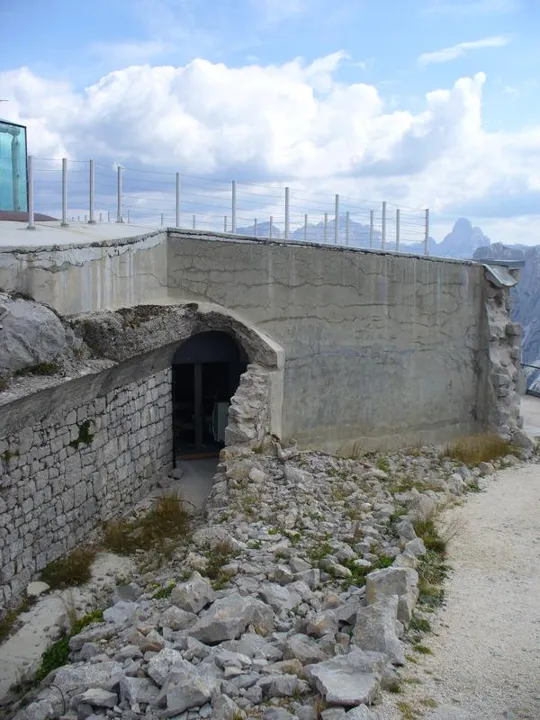 Forte Rite - corridoio di collegamento all'osservatorio
