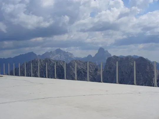 Forte Rite - panoramiche a Sud verso le Crode di Bosconero