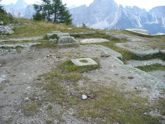 Forte Rite - basamento della teleferica