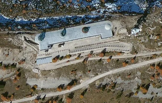 Foto aerea del Forte Rite