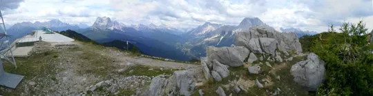 Forte Rite panoramica a Nord-Ovest