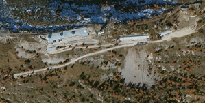 Foto aerea del Forte Rite