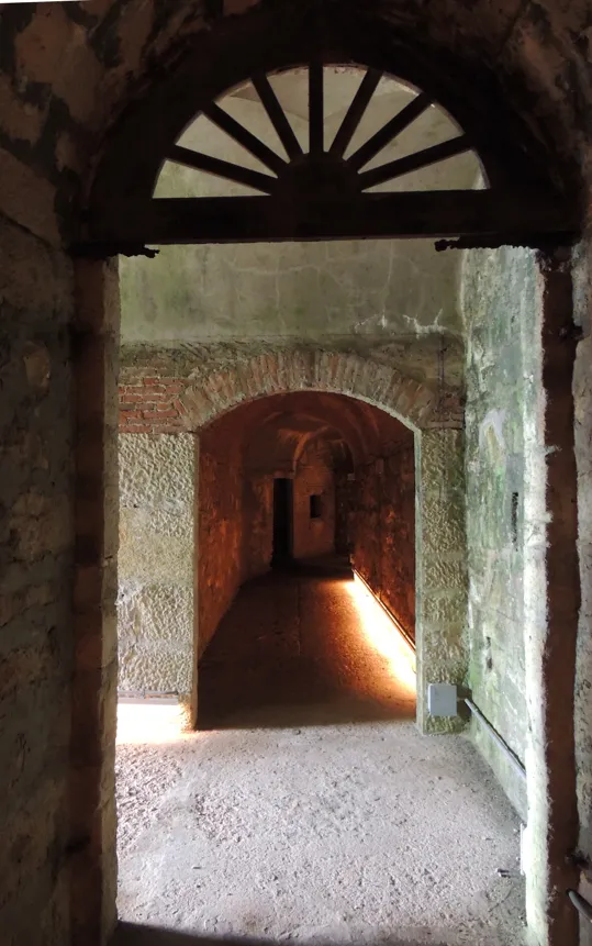 Il corridoio di collegamento al forte