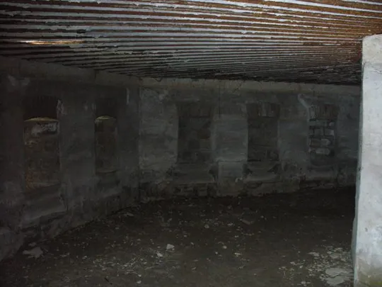 Forte Carpenedo - Vista dell'angolo della caponiera