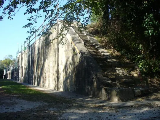 Forte Carpenedo - Le scale all'estremità