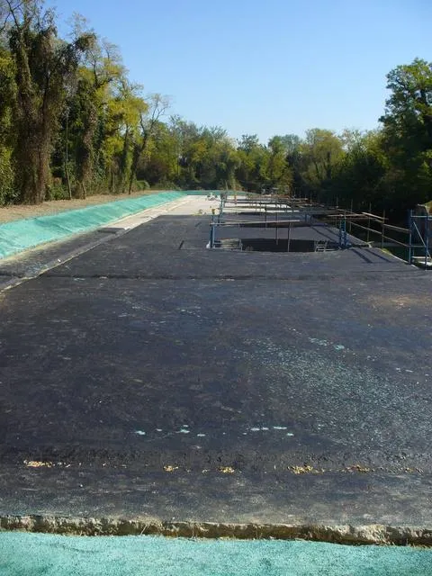 Forte Carpenedo - Infilata dal tetto