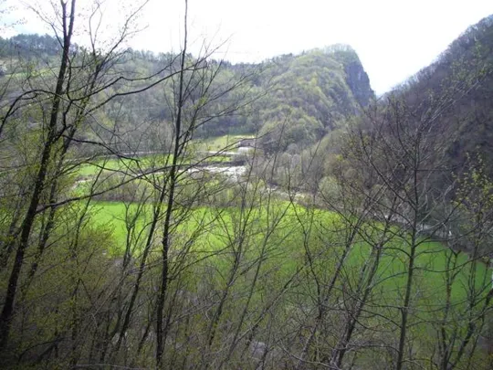 Forte Cornolò - Nel colle in alto a sn c'è la batteria San Rocco