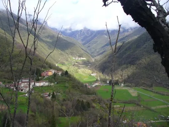 Forte Cornolò - verso il Monte Campomolon e il Passo della Vena