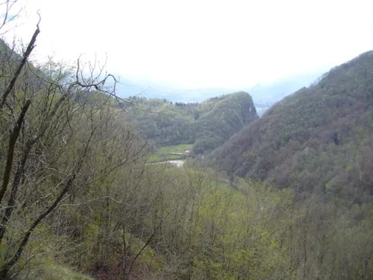 Forte Cornolò - Veduta del colle di San Rocco